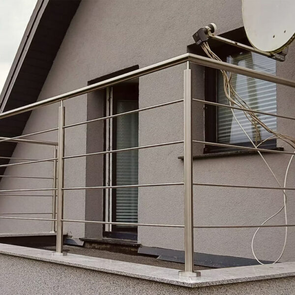 Balustrada nierdzewna system przelotowy 600x600