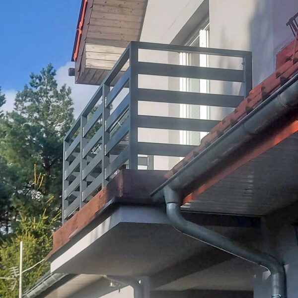 Balustrada stalowa prosta 600x600